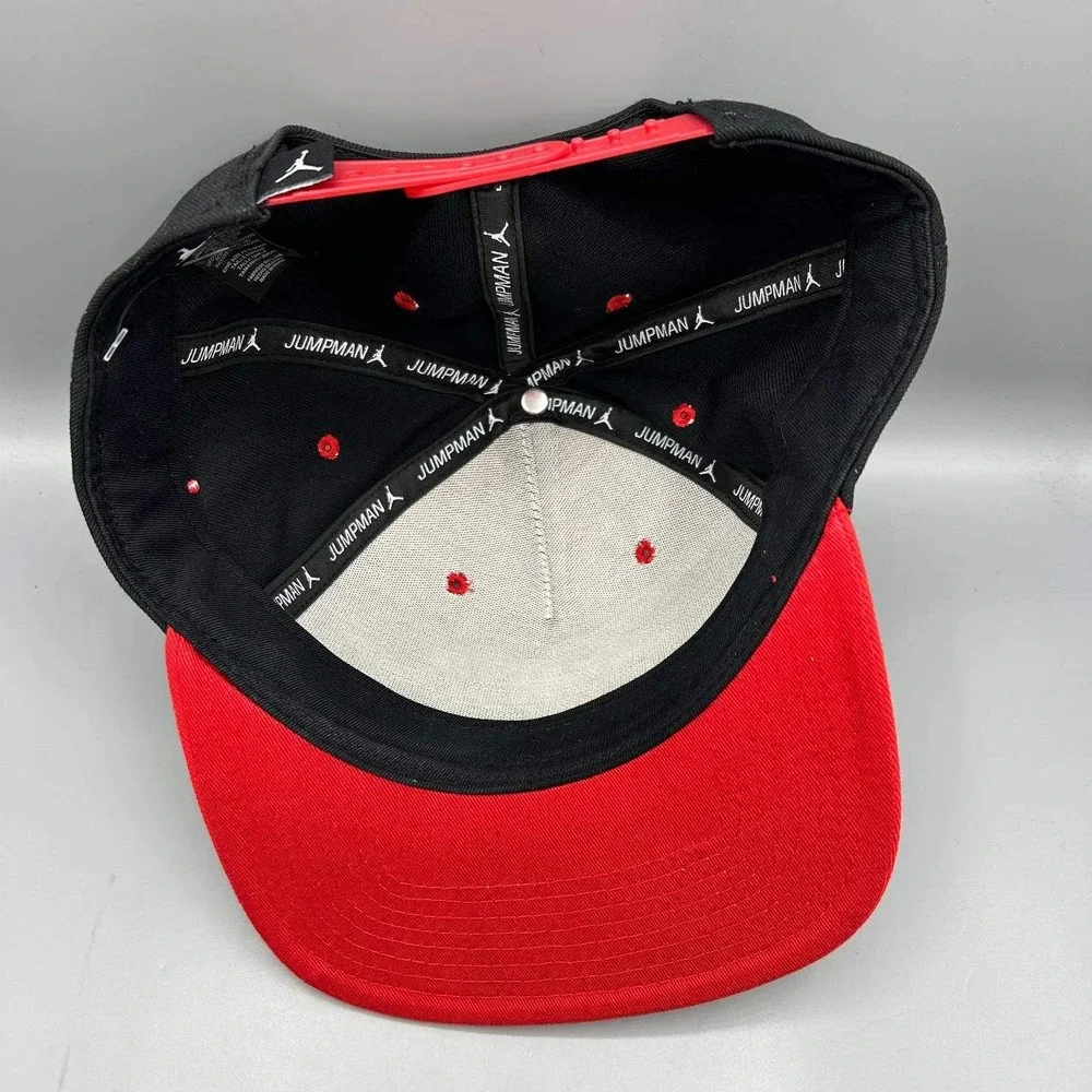 Air Jordan Flight Hat Men Red Black Embroidered Jumpman Snap Back Cap